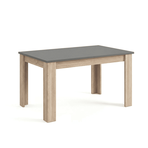 Mesa de jantar extensÃvel 140-190x90 cm Sira Roble Canadian - Grafito 190 x 78 x 90 cm Mesa de jantar extensÃvel 140-190x90 cm Sira Roble Canadian - Grafito 190 x 78 x 90 cm