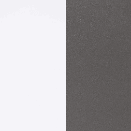 Mesa de jantar extensível 140-190x90 cm Sira Artik Branco (Branco mate) - Cinzento antracite 190 x 78 x 90 cm