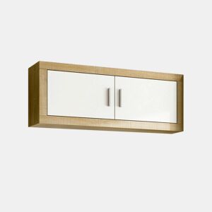 Móvel alto Nuka 2 portas Cambria - Branco 130 x 46 x 27,9 cm