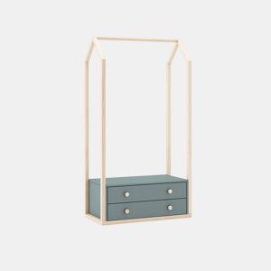 Bengaleiro Misty Breeze Verde Salvia - Oak 80 x 170 x 40 cm