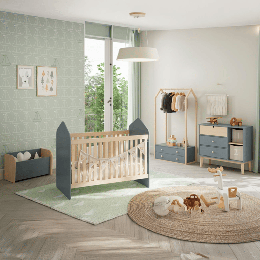 Bengaleiro Misty Breeze Verde Salvia - Oak 80 x 170 x 40 cm