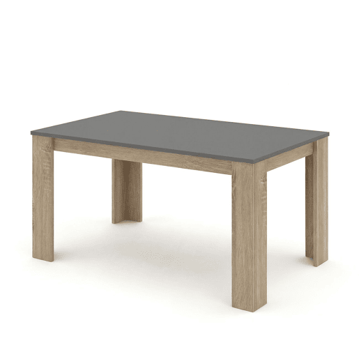 Mesa de jantar Naya Roble Canadian - Grafito 140 x 75 x 80 cm