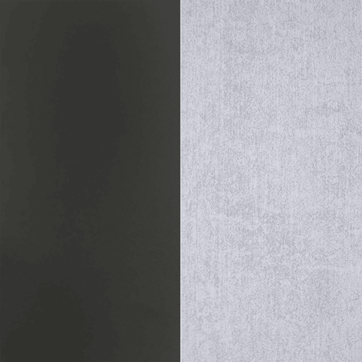 Mesa de jantar extensível 140-190x90 cm Sira Negro Mate - Gris Cemento 190 x 78 x 90 cm