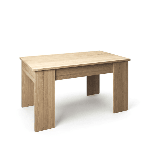 Mesa de centro elevável Norak Carvalho canadiano 90 x 43,5 x 50 cm