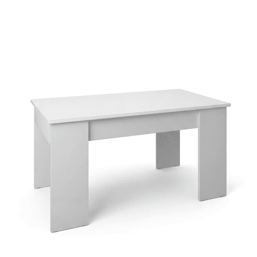 Mesa de centro elevável Norak Artik White (Branco mate) 90 x 43,5 x 50 cm
