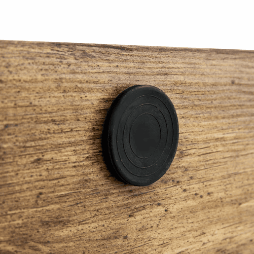 Mesa de centro retangular 90x50x30 cm - textura de madeira, MDF, por montar, pés antiderrapantes, estilo moderno de luxo - cor de madeira