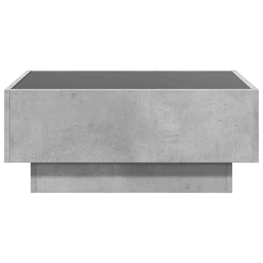 Mesa de Centro, Mesa baixa c LEDs 70x50x30 cm derivados de madeira