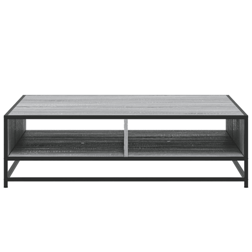 Mesa de Centro, Mesa baixa, derivados de madeira e metal cinzento sonoma
