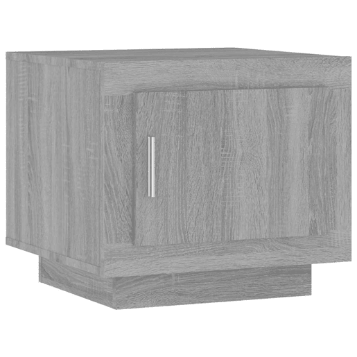 Mesa de Centro, Mesa baixa, 51x50x45 cm derivados de madeira cinzento sonoma