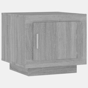 Mesa de Centro, Mesa baixa, 51x50x45 cm derivados de madeira cinzento sonoma