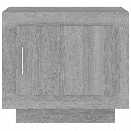 Mesa de Centro, Mesa baixa, 51x50x45 cm derivados de madeira cinzento sonoma