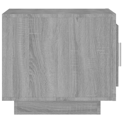 Mesa de Centro, Mesa baixa, 51x50x45 cm derivados de madeira cinzento sonoma