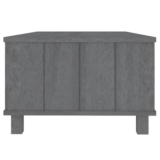 Mesa de Centro, Mesa baixa, 100x55x35 cm pinho maciço cinza-escuro
