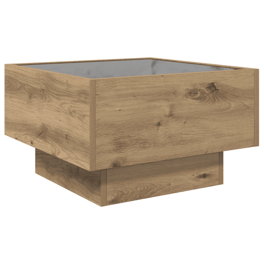 Mesa de Centro, Mesa baixa, carvalho artisiano 50 x 50 x 30 cm