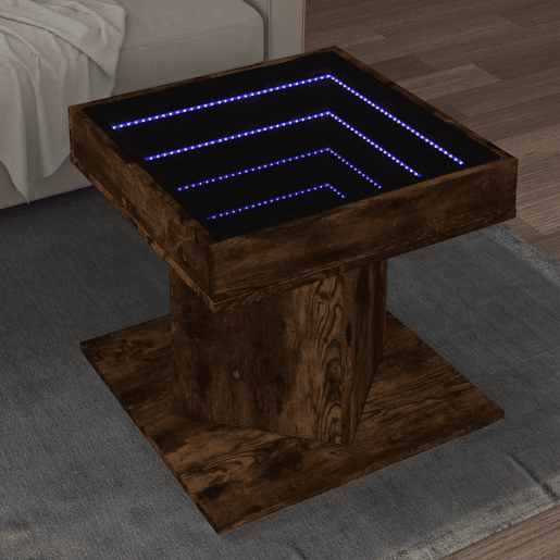 Mesa de Centro, Mesa baixa c LEDs 50x50x45 madeira processada Mesa de Centro, Mesa baixa c LEDs 50x50x45 madeira processada