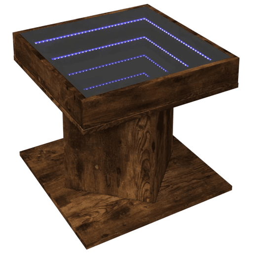 Mesa de Centro, Mesa baixa c LEDs 50x50x45 madeira processada Mesa de Centro, Mesa baixa c LEDs 50x50x45 madeira processada