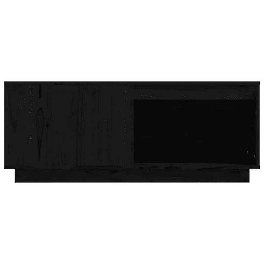 Mesa de Centro, Mesa baixa, 100x101x40,5 cm madeira de pinho maciça preto