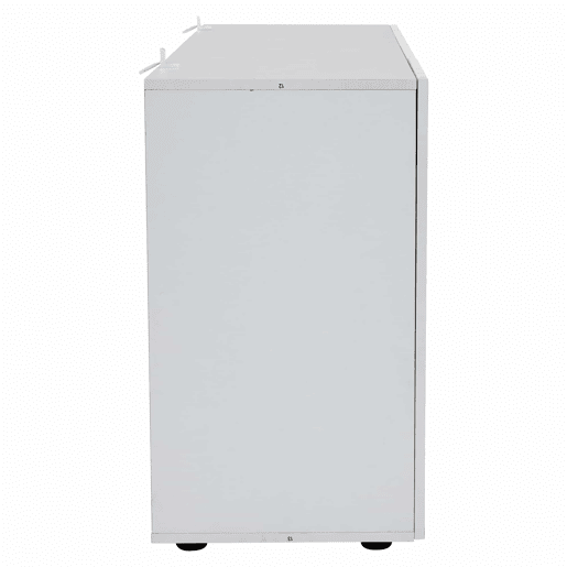 Móvel auxiliar 140x40x70 cm - Móvel de sala com controlo LED e aplicação - Branco com base em vidro Móvel auxiliar 140x40x70 cm - Móvel de sala com controlo LED e aplicação - Branco com base em vidro
