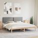 Estructura de cama matrimonial 205x205 Estructura de cama matrimonial 205x205 Blanco/ Gris Claro