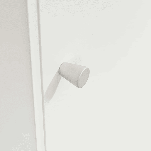 Cómoda com trocador para bebé - LED com regulação de cor e intensidade, 2 gavetas, amplo espaço de arrumação, trocador com divisórias - branco
