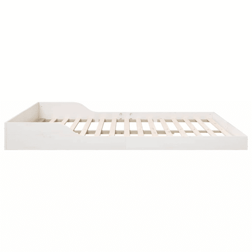 Estrutura De Cama De Casal Simple King Size - Branco 200 x 220 cm