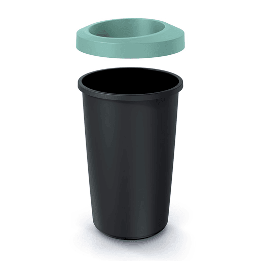 Lixeira de reciclagem de plástico KEDEN de 45 litros