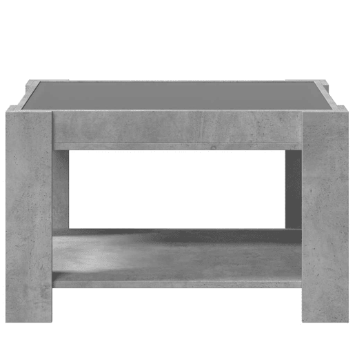 Mesa de Centro, Mesa baixa c LEDs 73x53x45 cm derivados de madeira