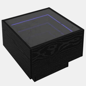 Mesa de Centro, Mesa baixa, Carvalho preto 40 x 40 x 30 cm