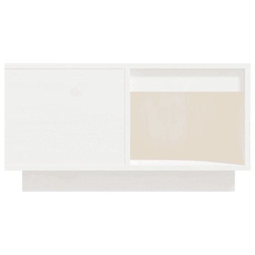 Mesa de Centro, Mesa baixa, 60x61x32,5 cm madeira de pinho maciça branco