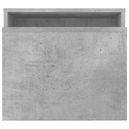 2pcs Mesas de centro, Mesas baixas 100x48x40cm contraplacado cinza cimento
