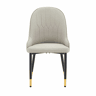 Cadeiras de jantar em PU - 2 unidades - encosto com design em forma de raio, repelentes à água, resistentes e duradouras, de fácil manutenção, estofamento espesso de alta elasticidade - Preto e cinzento quente
