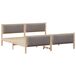 Estructura de cama matrimonial 205x209 Estructura de cama matrimonial 205x209 Blanco/ Gris Claro