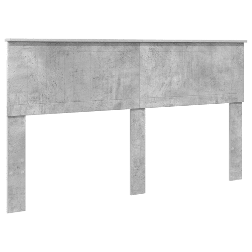 Estrutura de Cama de casal para adultos com cabeceira Concreto 160 x 200 cm