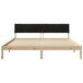 Estructura de cama matrimonial 185x214 Estructura de cama matrimonial 185x214 Blanco/ Gris Claro