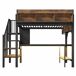 Cama alta para niños 225x114 Cama alta para niños 225x114 Negro