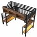 Cama alta para niños 225x114 Cama alta para niños 225x114 Negro