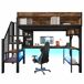 Cama alta para niños 225x114 Cama alta para niños 225x114 Negro