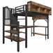 Cama alta para niños 225x114 Cama alta para niños 225x114 Negro