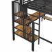 Cama alta para niños 225x114 Cama alta para niños 225x114 Negro