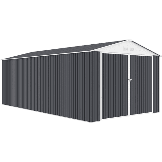Garagem metálica Houston 18,56m² - Antracite