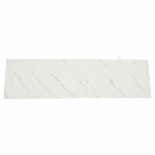 Móvel auxiliar 140x38x70 cm - 3 portas, com compartimentos ajustáveis e costuras platina - Branco