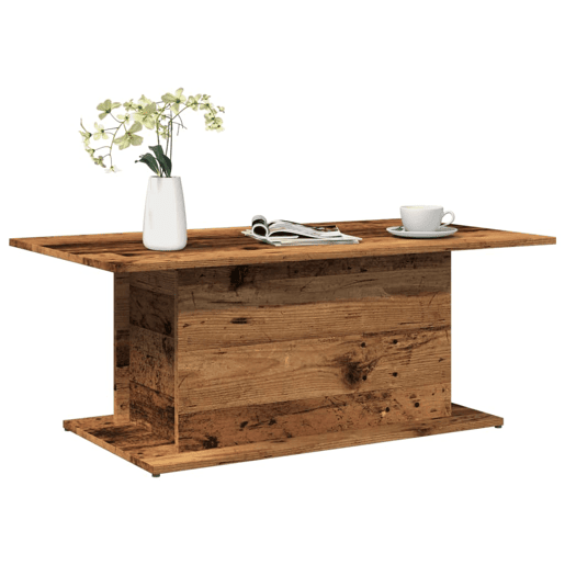 Mesa de Centro, Mesa baixa, 102x55,5x40cm derivados de madeira madeira velha