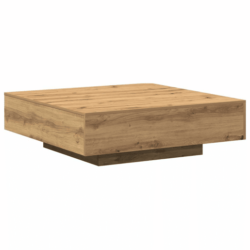 Mesa de Centro, Mesa baixa, Carvalho Artesanal 100 x 100 x 31 cm
