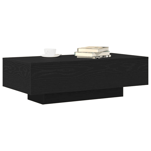 Mesa de Centro, Mesa baixa, Carvalho Preto 100 x 49,5 x 31 cm