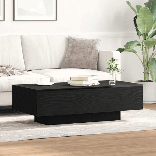 Mesa de Centro, Mesa baixa, Carvalho Preto 100 x 49,5 x 31 cm