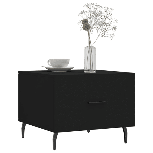 Mesa de Centro, Mesa baixa, 50x50x40 cm derivados de madeira preto