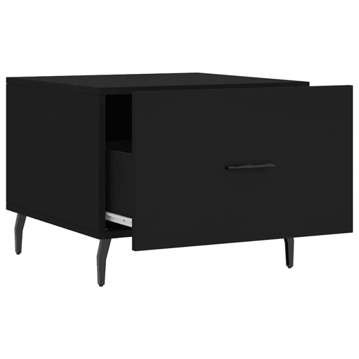 Mesa de Centro, Mesa baixa, 50x50x40 cm derivados de madeira preto
