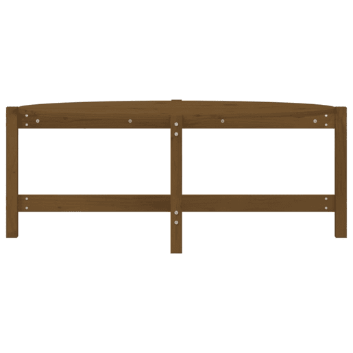 Mesa de Centro, Mesa baixa, 118x63x45cm madeira de pinho maciça castanho-mel