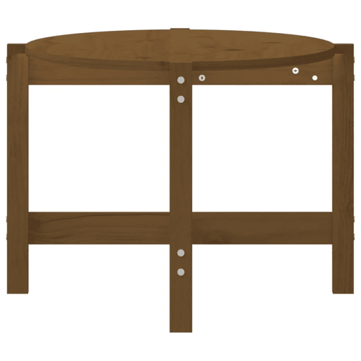 Mesa de Centro, Mesa baixa, 118x63x45cm madeira de pinho maciça castanho-mel