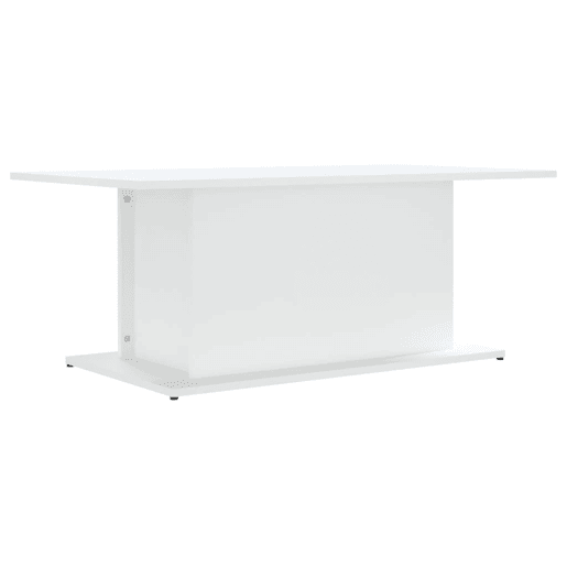 Mesa de Centro, Mesa baixa, 102x55,5x40 cm derivados de madeira branco